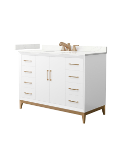 Carrara Cultured Marble, 1-Hole
