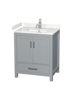 Carrara Cultured Marble, 1-Hole