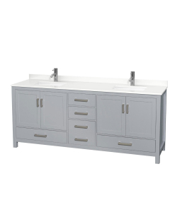 White Quartz, 1-Hole