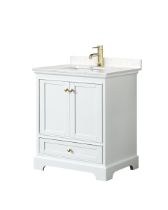 Carrara Cultured Marble, 1-Hole