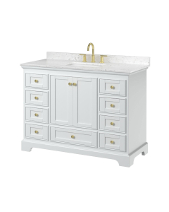 Carrara Cultured Marble, 3-Hole