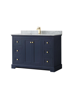 Carrara Marble, Rectangular, 1-Hole