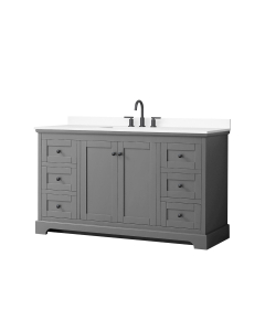 Carrara Cultured Marble, 1-Hole