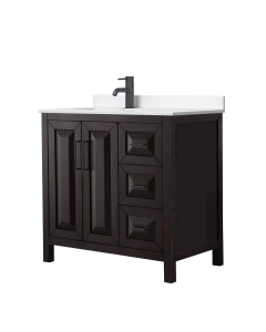 White Cultured Marble, 3-Hole