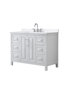 White Quartz, 3-Hole