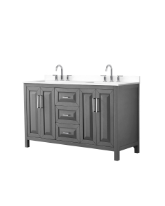White Cultured Marble, 3-Hole