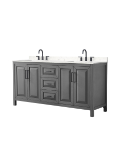 White Cultured Marble, 1-Hole
