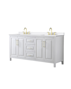 Carrara Cultured Marble, 1-Hole