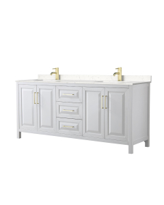White Cultured Marble, 3-Hole