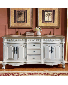 Lucy (double) 72-Inch Traditional Bathroom Vanity