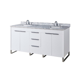 Buy Helena (double) 71-Inch White Bathroom Vanity With Top/Sinks BVE ...
