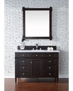 James Martin Brittany (single) 48-Inch Burnished Mahogany Vanity - 650-V48-M-BNM