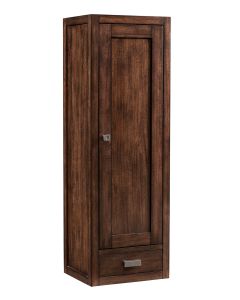 James Martin Addison 14.88-Inch Mid Century Acacia Petite Tower Hutch - Right