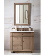 James Martin Bristol (single) 36-Inch Whitewashed Walnut Vanity - 157-V36-WW