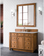 James Martin Bristol (single) 48-Inch Saddle Brown Vanity - 157-V48-SBR