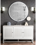James Martin Athens (single) 59.88-Inch Glossy White Vanity Cabinet - E645-V60S-GW