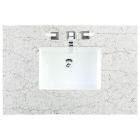 James Martin (single) 36-inch Silestone Eternal Jasmine Pearl Quartz Countertop & Rectangular Sink - 3cm Thick