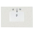 James Martin (single) 36-inch Silestone Lime Delight Quartz Countertop & Rectangular Sink - 3cm Thick