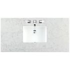 James Martin (single) 48-inch Silestone Eternal Jasmine Pearl Quartz Countertop & Rectangular Sink - 3cm Thick