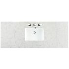 James Martin (single) 60-inch Silestone Eternal Jasmine Pearl Quartz Countertop & Rectangular Sink - 3cm Thick