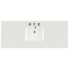 James Martin (single) 60-inch Silestone Lime Delight Quartz Countertop & Rectangular Sink - 3cm Thick