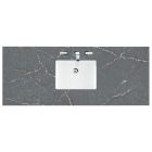 James Martin (single) 60-inch Silestone Parisien Bleu Quartz Countertop & Rectangular Sink - 3cm Thick