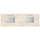 James Martin (double) 72-inch Eclos Tajnar Engineered Stone/Glass Countertop & Rectangular Sinks - 3cm Thick