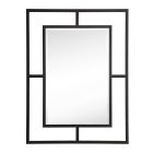 James Martin Boston 30-Inch Matte Black Mirror