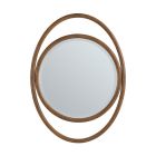 James Martin Esca 28-Inch Mid-Century Walnut Bathroom Mirror