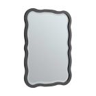 James Martin Rowyn Wavy 28-Inch Carbon Oak Bathroom Mirror
