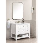 James Martin Breckenridge (single) 36-Inch Bright White Vanity - 330-V36-BW