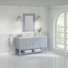 James Martin Breckenridge (single) 60-Inch Serenity Blue Vanity - 330-V60S-SRB