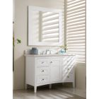 --CLEARANCE--James Martin Palisades (single) 48-Inch Bright White Vanity - 527-V48-BW