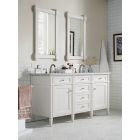 James Martin Brittany (double) 60-Inch Bright White Vanity - 655-V60D-M-BW