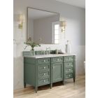 James Martin Brittany (single) 60-Inch Smokey Celadon Vanity - 650-V60S-M-SC