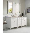 James Martin Brittany (double) 72-Inch Bright White Vanity - 655-V72-M-BW