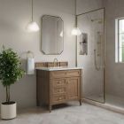 James Martin Brittany (single) 36-Inch Pecan Vanity - 655-V36-PCN