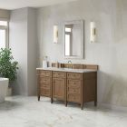 James Martin Brittany (single) 60-Inch Pecan Vanity - 655-V60S-PCN