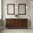 James Martin Kinnsden (double) 72-Inch Sable Oak Vanity - D680-V72-SBK