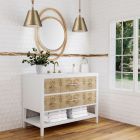 James Martin Olena (single) 48-Inch Light Mappa Burl Cabinet - D804-V48-LMB