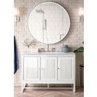 James Martin Athens (single) 47.88-Inch Glossy White Vanity Cabinet - E645-V48-GW