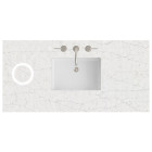 James Martin (single) 48-inch Freepower Wireless Charging Silestone Eternal Jasmine Pearl Quartz Countertop & Rectangular Sink - 3cm Thick