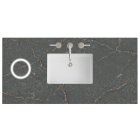James Martin (single) 48-inch Freepower Wireless Charging Silestone Parisien Bleu Quartz Countertop & Rectangular Sink - 3cm Thick