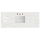 James Martin (single) 60-inch Freepower Wireless Charging Silestone Eternal Jasmine Pearl Quartz Countertop & Rectangular Sink - 3cm Thick