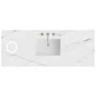 James Martin (single) 60-inch Freepower Wireless Charging Silestone Ethereal Noctis Quartz Countertop & Rectangular Sink - 3cm Thick