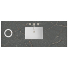 James Martin (single) 60-inch Freepower Wireless Charging Silestone Parisien Bleu Quartz Countertop & Rectangular Sink - 3cm Thick