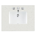 James Martin (single) 30-inch Silestone Lime Delight Quartz Countertop & Rectangular Sink - 3cm Thick
