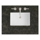 James Martin (single) 30-inch Eclos Phantome Engineered Stone/Glass Countertop & Rectangular Sink - 3cm Thick