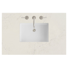 James Martin (single) 36-inch Silestone Siberian Quartz Countertop & Rectangular Sink - 3cm Thick