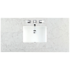 James Martin (single) 48-inch Silestone Eternal Jasmine Pearl Quartz Countertop & Rectangular Sink - 3cm Thick